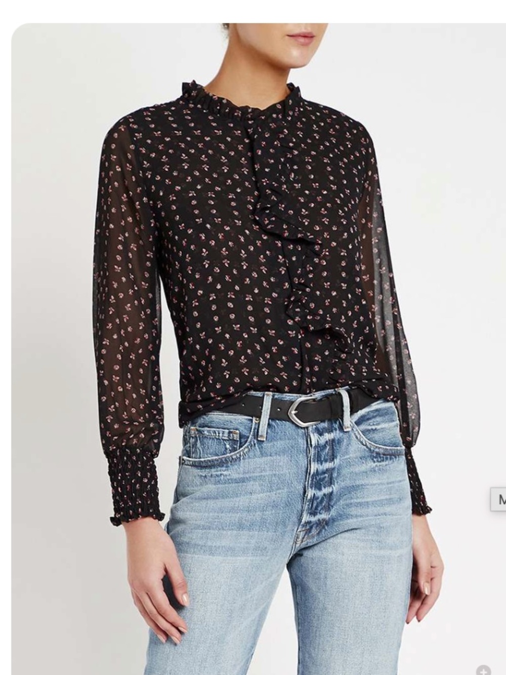 MISA Los Angeles Chiffon Blouse
